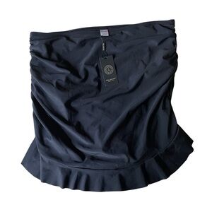 NEW Black Ruffled Swim Skirt from Relleciga, Large